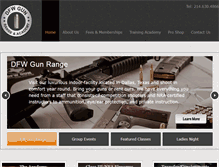 Tablet Screenshot of dfwgun.com